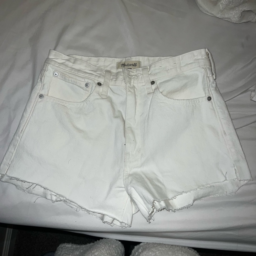 Madewell Relaxed Denim White shorts